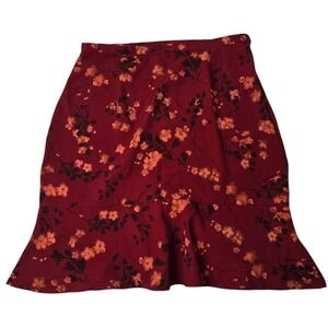 Worthington Floral Skirt